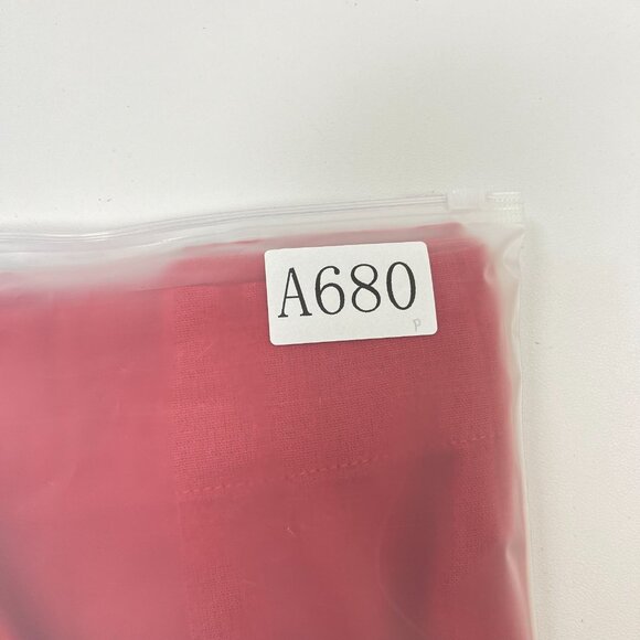 NWOT Farm Rio Linen Blend Sleeveless Halter Wide Leg Jumpsuit Sz M Red - Picture 12 of 12